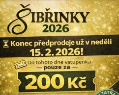 SPORTOVNÍ ŠIBŘINKY 2026 - konec předprodeje vstupenek!!!