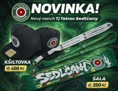 Novinky ve fanshopu: šála, kšiltovka, klíčenka