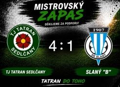 Poslední domácí zápas zvládlo áčko vítězně